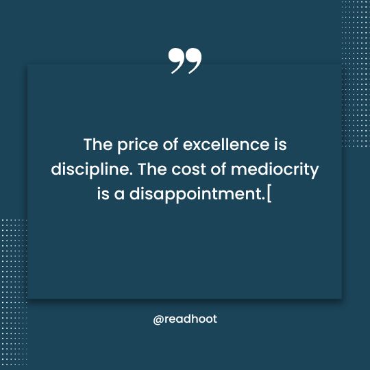 quotes about Discipline