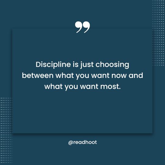 inspiring Discipline quotes 