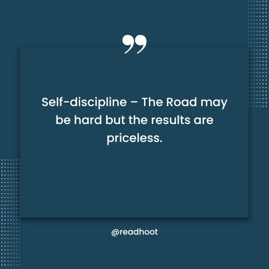 Self-discipline quotes