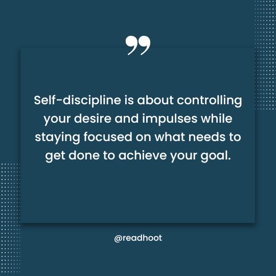 quotes about Self-discipline 