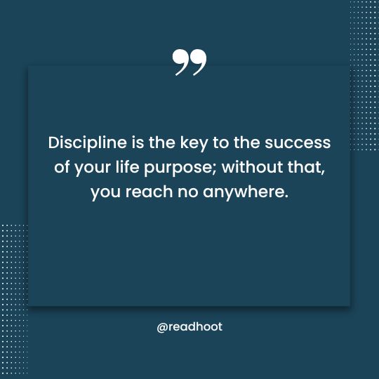 Discipline quotes