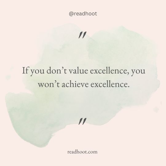 strive for excellence quotes