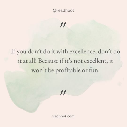 Excellence quotes