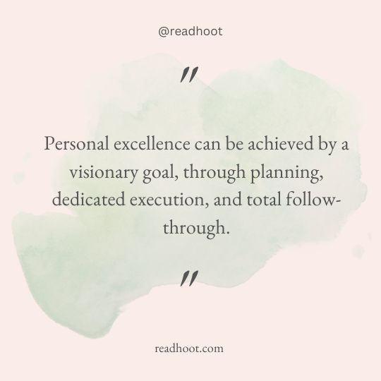 personal Excellence quotes