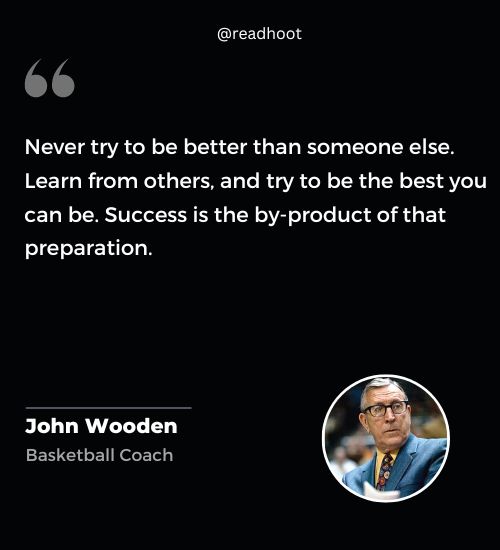 John Wooden Quotes on success