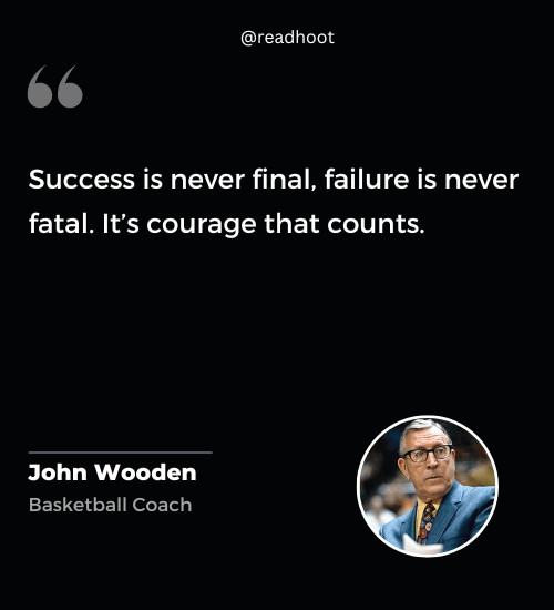 John Wooden Quotes on success