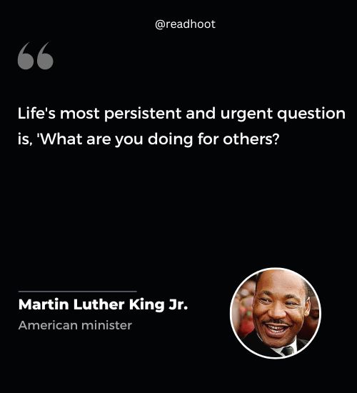 Martin Luther King Jr Quotes on life