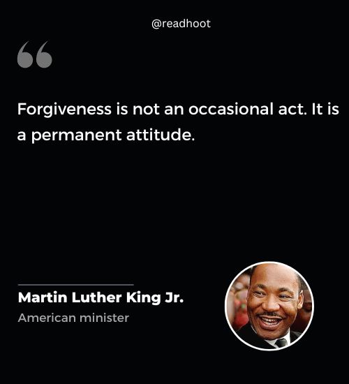 Martin Luther Quotes on forgiveness