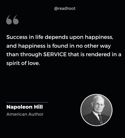 Napoleon Hill Quotes on success