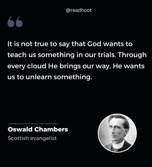 Oswald Chambers Quotes on teaching