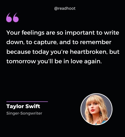 Taylor Swift Quotes on heartbreak