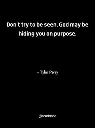 Tyler Perry Quotes on god