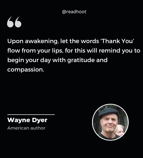 Wayne Dyer Quotes on gratitude