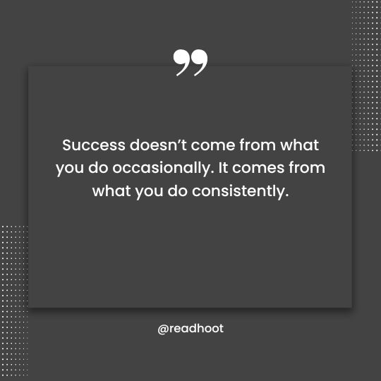 be consistent quotes