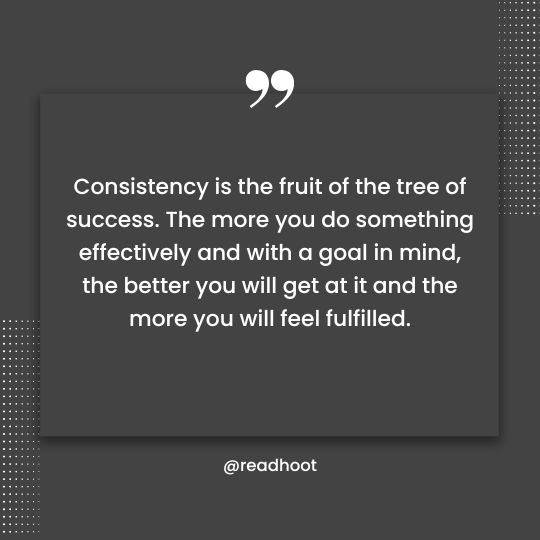 stay consistency quotes