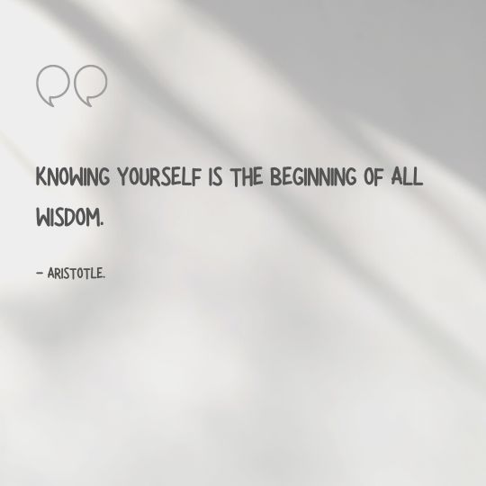 Knowing yourself quotes