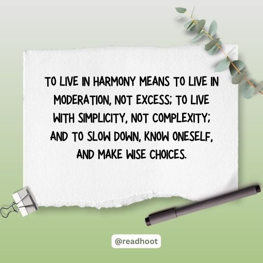 harmony quotes