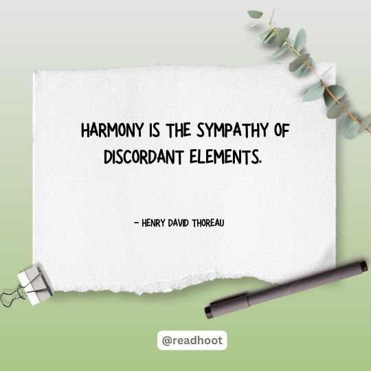 peace and harmony quotes 