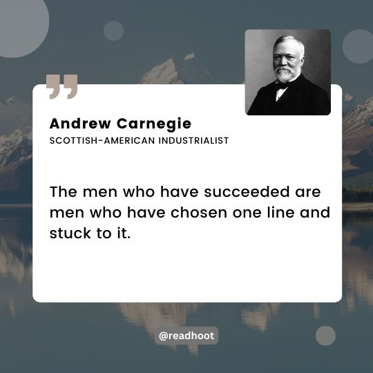 Andrew Carnegie quotes