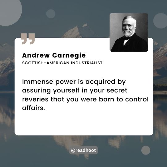 Andrew Carnegie quotes