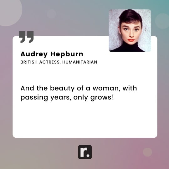 Audrey Hepburn quotes on beauty