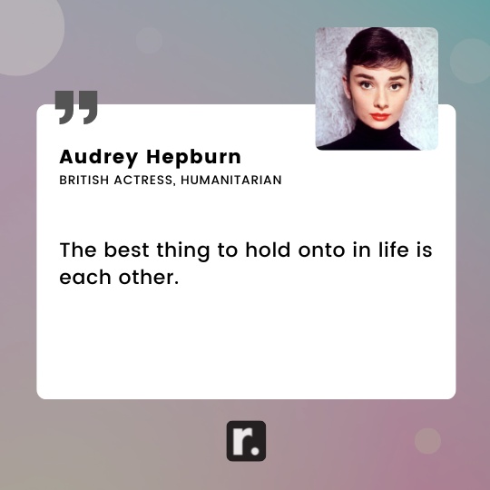 Audrey Hepburn quotes about life