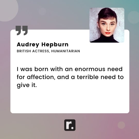 Audrey Hepburn quotes about life