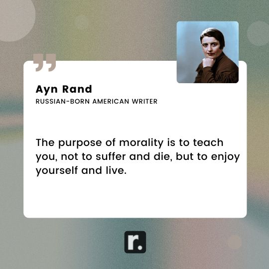 Ayn Rand quotes on morality