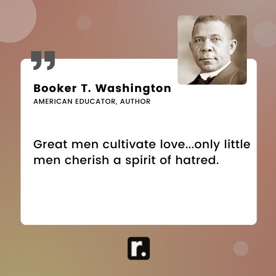 Booker T. Washington quotes