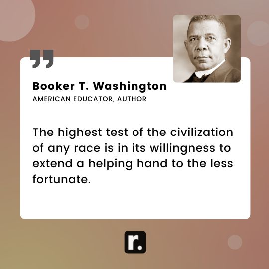 Booker T. Washington quotes