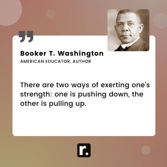 Booker T. Washington quotes