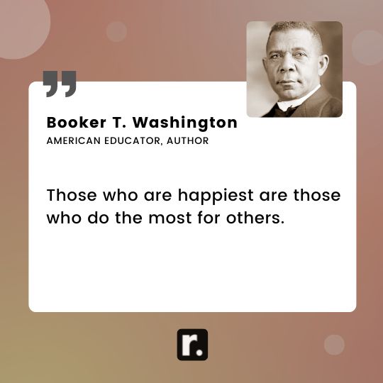 Booker T. Washington quotes