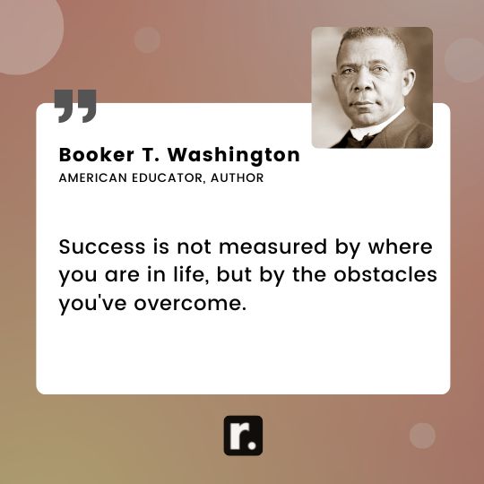 Booker T. Washington quotes