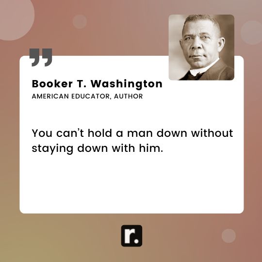 Booker T. Washington quotes