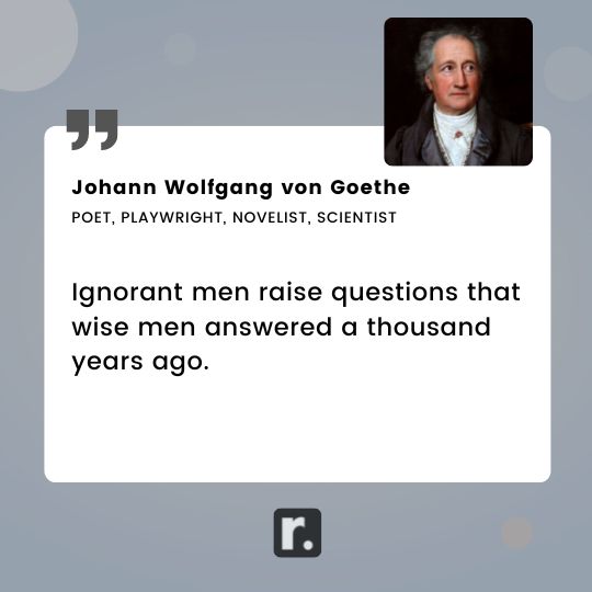 Johann Wolfgang von Goethe quotes