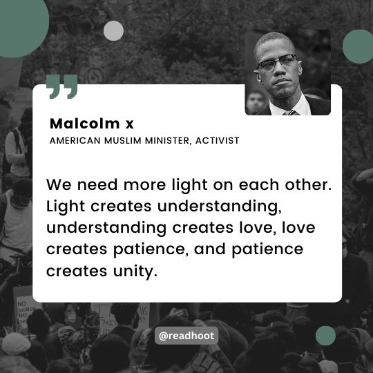 Malcolm x quotes on unity