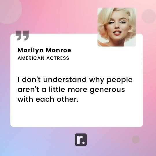 Marilyn Monroe quotes