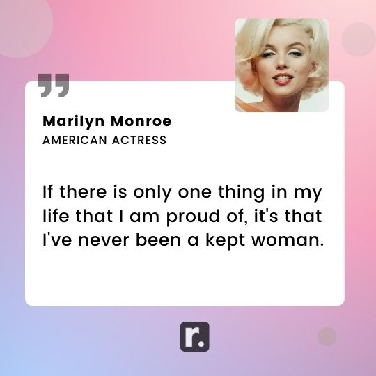 Marilyn Monroe quotes