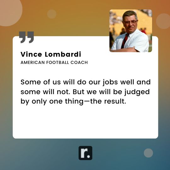 famous Vince Lombardi quotes