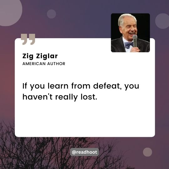 Zig Ziglar quotes on never give up