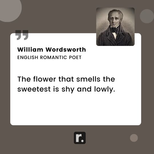William Wordsworth quotes on life