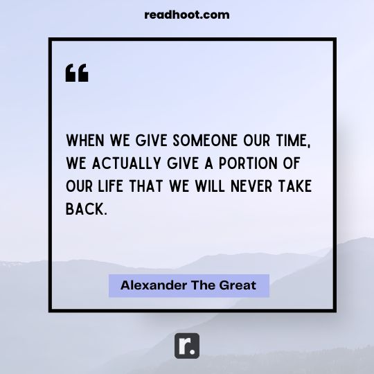 Alexander The Great Quotes