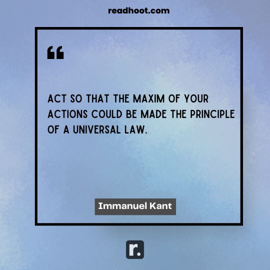Immanuel Kant Quotes