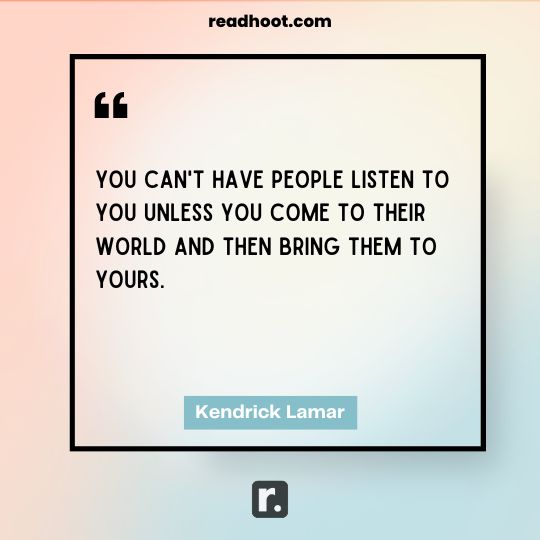 Kendrick Lamar lyrics Quotes