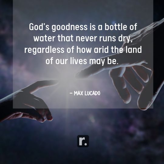 God's Goodness quotes