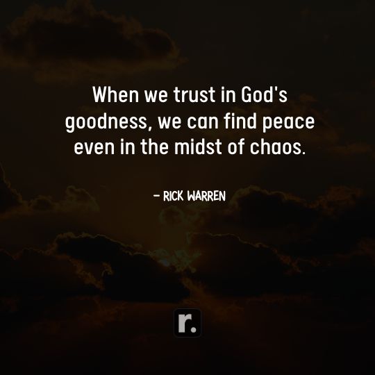 God's Goodness quotes