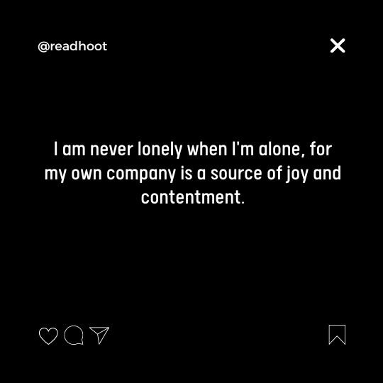 Happy Alone Quotes