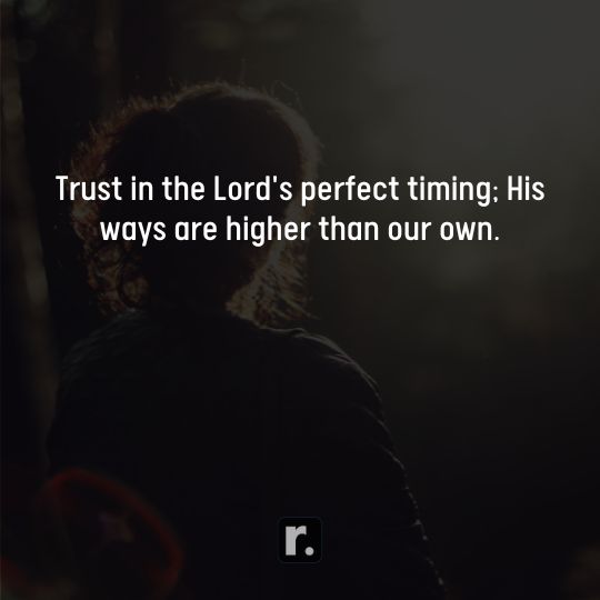 Trust in The Lord Quotes