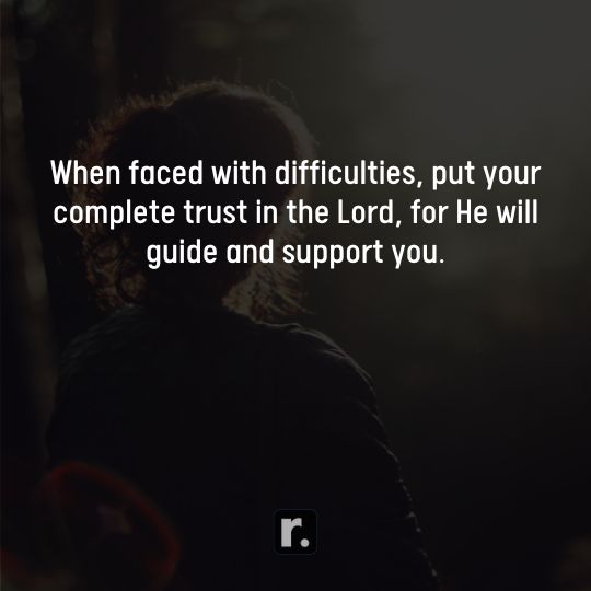 Trust in The Lord Quotes