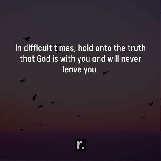 Trusting God in Difficult Times Quotes